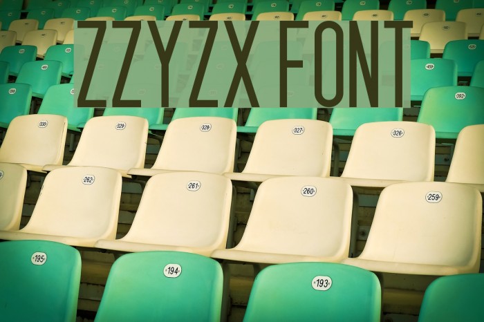 Zzyzx Font examples